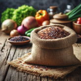 برنج قهو ه ای بسته (10کیلویی)محصول شالیزارهای شمال(جهت مشاوره رایگان میتوانید تماس بگیرید)