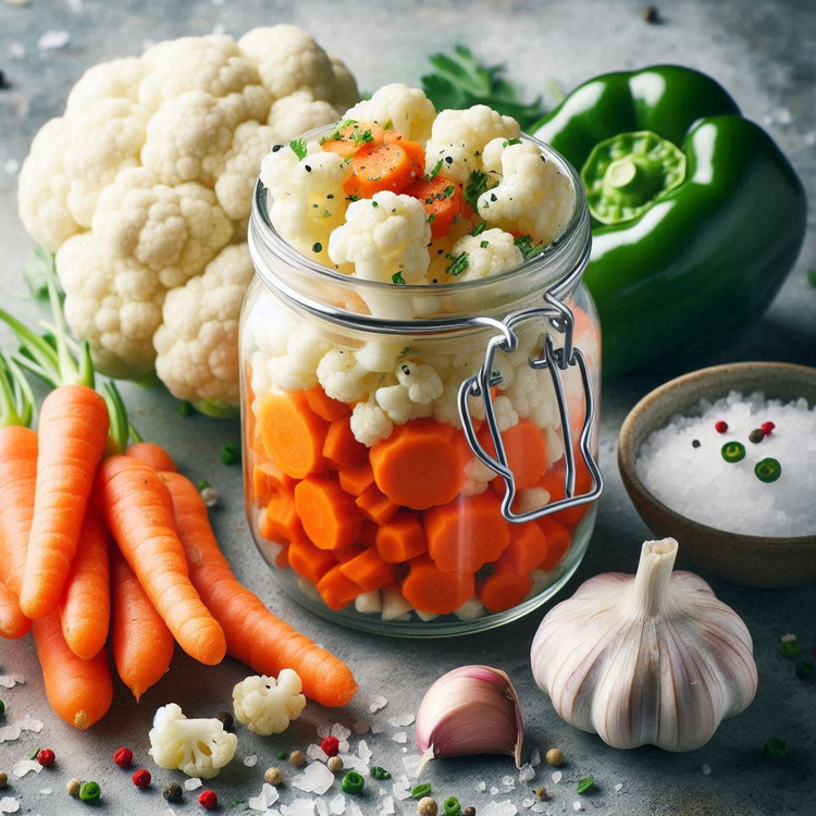 کلم شور مخلوط خانگی