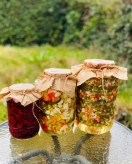 ترشی مخلوط شمالی تولید خانگی زنان گیلانی